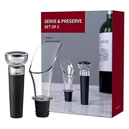 Wine server Vacuum Wine Pump pourer and vacuum stopper