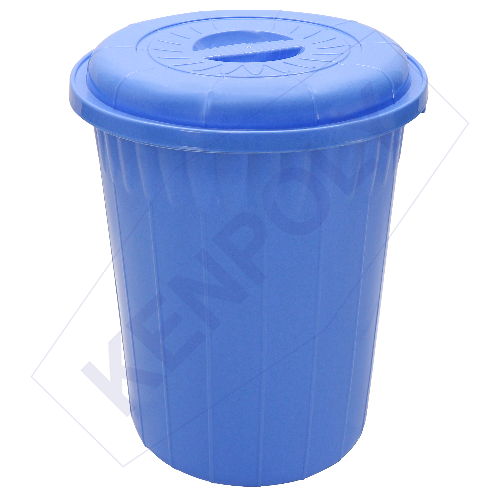 Kenpoly drum 120 H785 x Dia570 mm Capacity 120 Ltrs Can be used as dust bin. Blue