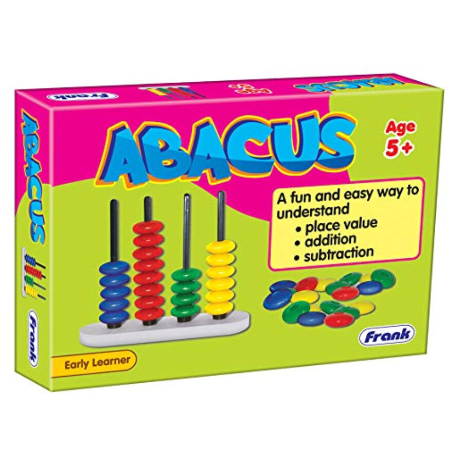 Frank 10132 Abacus for Kids 5+ Years - Number Counting Tool for Kids Multicolor