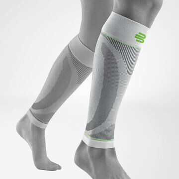 Sports Compression Socks Calf Muscle Sleeve Support - White (Model: E4068)