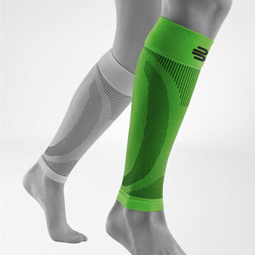 Sports compression E4068 calf sleeve Support For Outdoor Sport Running Hiking GREEN