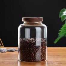 Bon Appetit Round 1.2ltrs Glass Jar Cork Lid #BA206