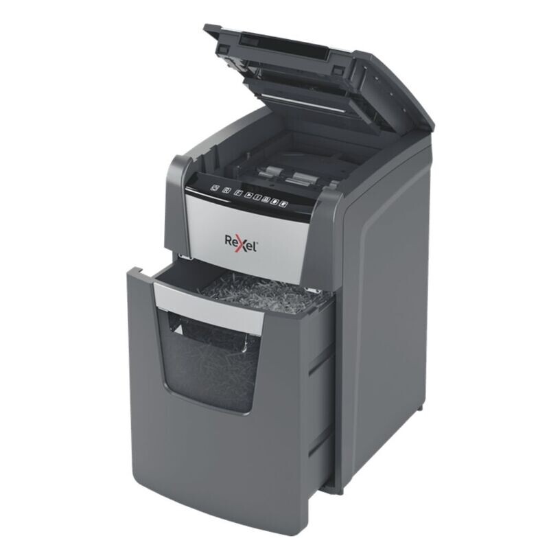Rexel Optimum AutoFeed+ 130M Automatic Micro-Cut Paper Shredder P5