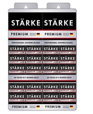 STARKE PREMIUM Double Edge Shaving Blades 100 blades