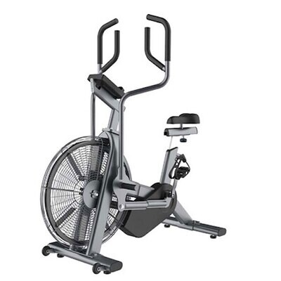 Commercial Air Bike - The Ultimate Cardio Powerhouse in Grey/Black