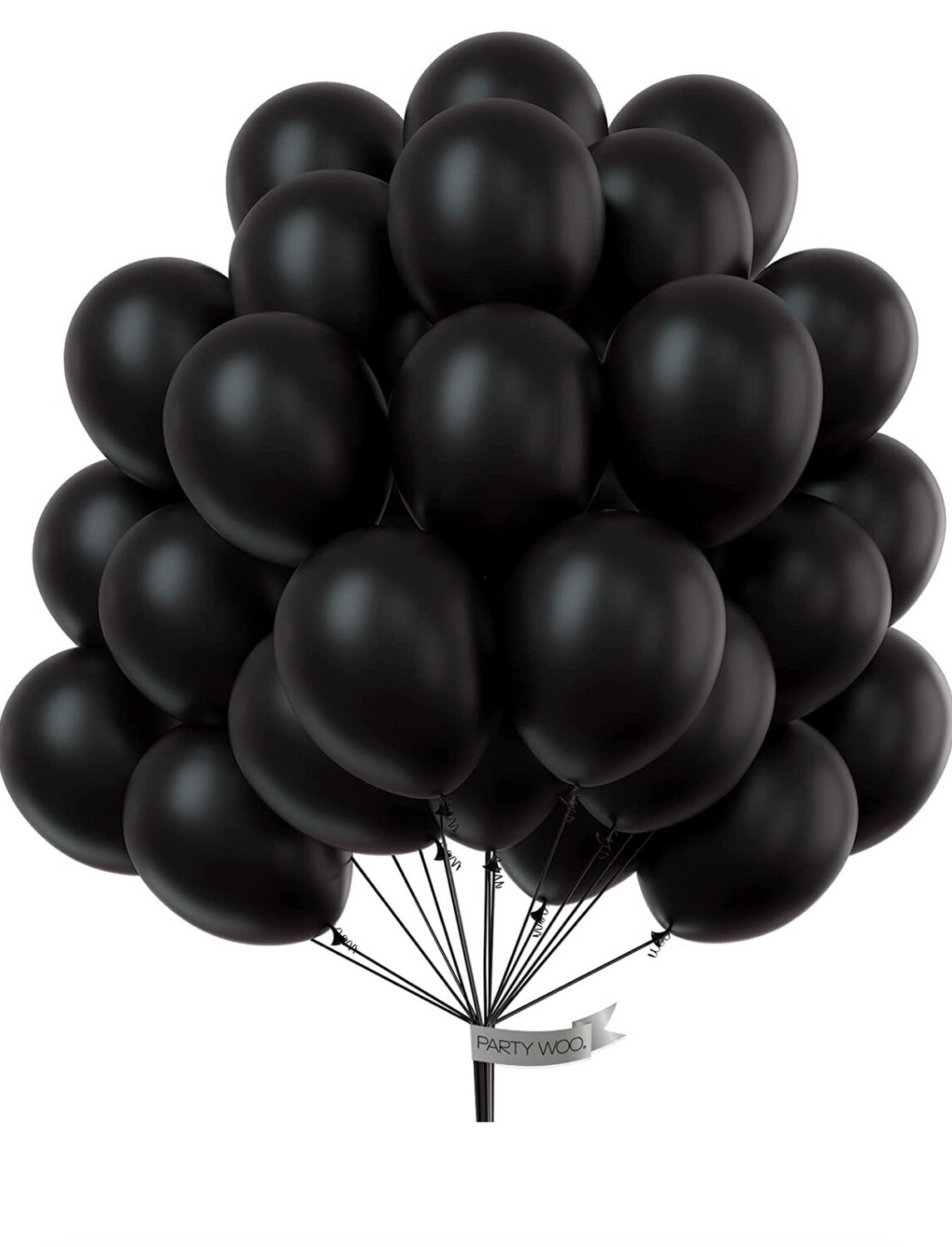 Balloons 50pcs pack BlackLatex Balloons for Valentine ,Wedding Graduation Baby Shower Birthday Party Decorations