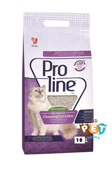 Proline Bentonite Cat Litter Clumping Lavender Scented 10L