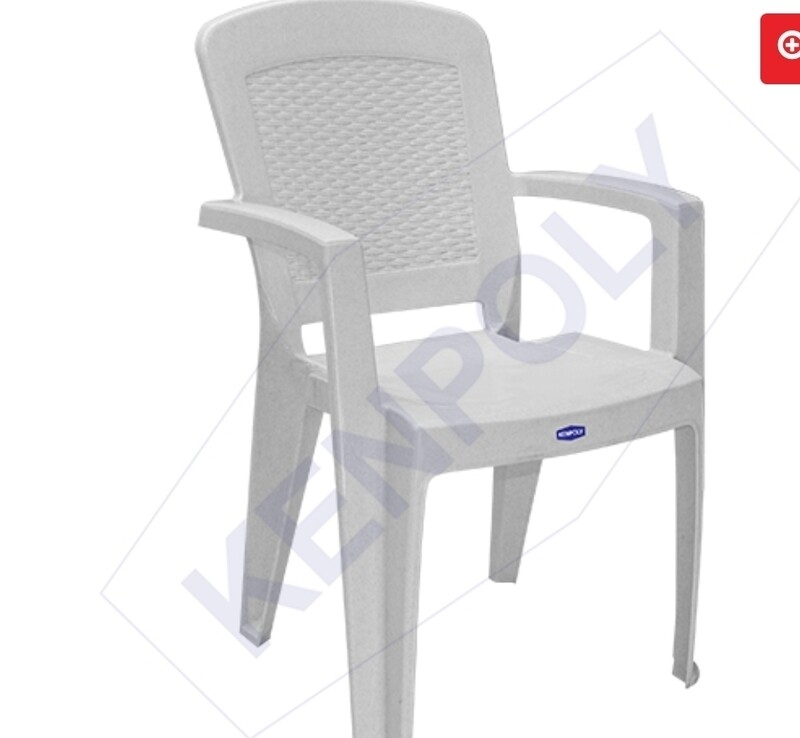 Kenpoly Chair 2041 White Plastic Chair