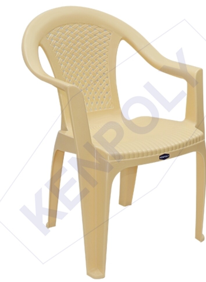 Kenpoly Chair 2008 H790 x W490 x L445 mm Cream