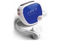 Pedometer With Radio And Earphones, In White Box A-736