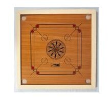 Carrom Board Popular (24X24) Inch, With Coins &amp; Striker  CARROM-24X24