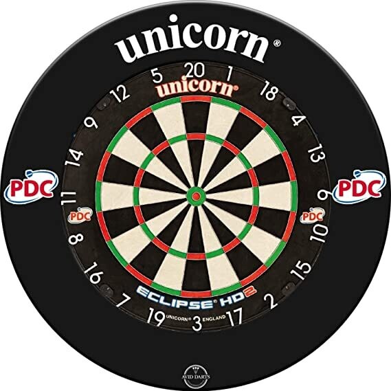 Unicorn Eclipse Pro2 Bristle Dartboard Dart Board PDC Endorsed 79453