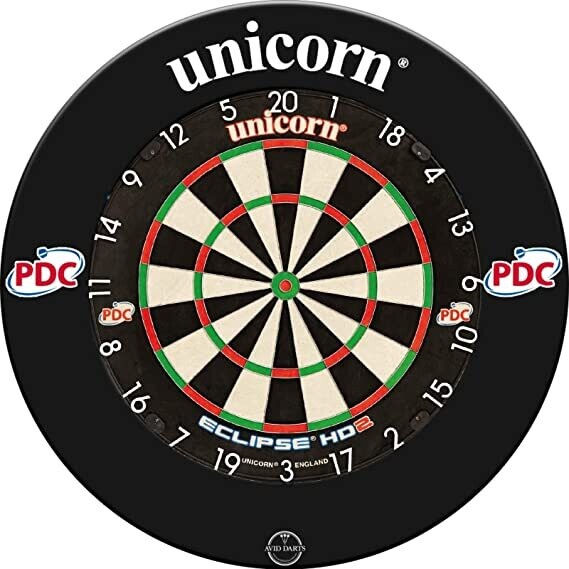 Unicorn Eclipse Pro2 Bristle Darts board Dart Board PDC Endorsed 79453