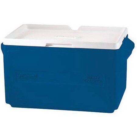 Coleman Cooler Box Party Stacker - Blue (Holds 48 Cans) - Doubles as a Table