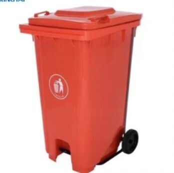 Bon appetit colour coded pedal bin 100Litres Red