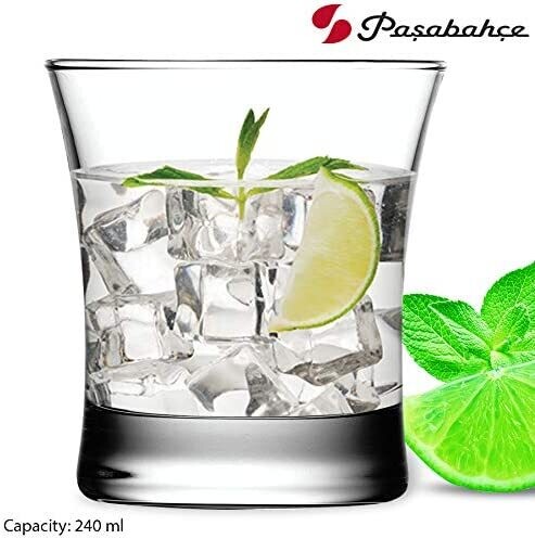 Pasabahce Azur Whisky Glasses Set of 6 - 240ml