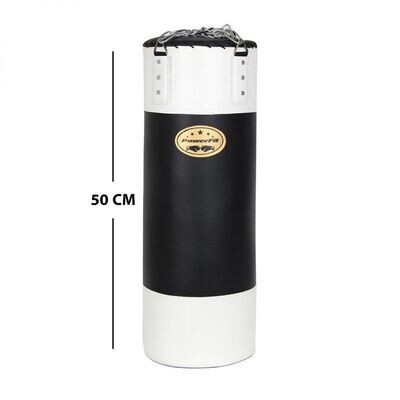 Boxing Solid Heavy Duty Punching Bag - Φ22*50CM, PU Leather, Rags Filling. Adult boxing bag. JY-BG050