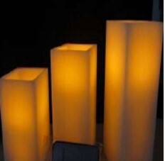 WinWin Led Wax Candle Set Of 3 In Pack Different Size With Remote WW-CANDLE