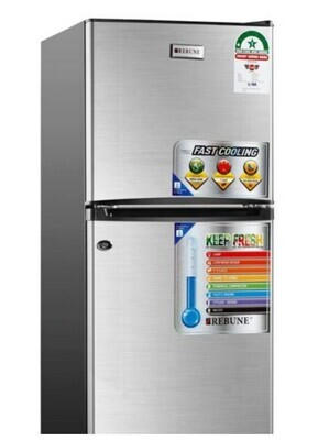 REBUNE fridge 213 liters- RE-2020-2 Silver