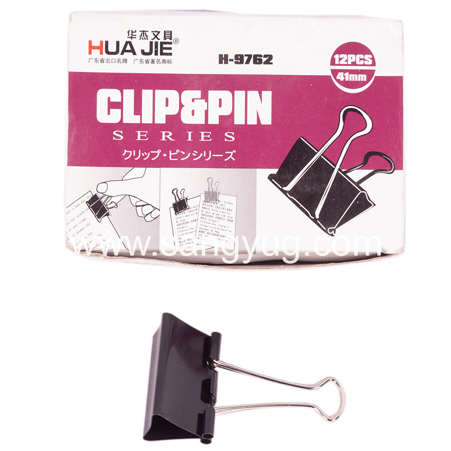 Huajie binder clips 41mm (1 dozzen) H9762