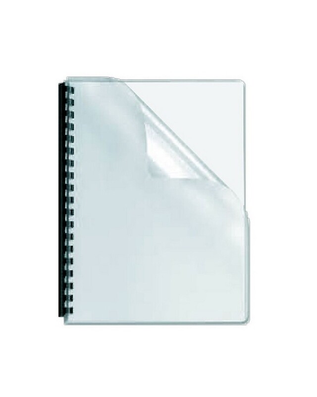 Binding cover 3MM 10pcs PVC/WHITE