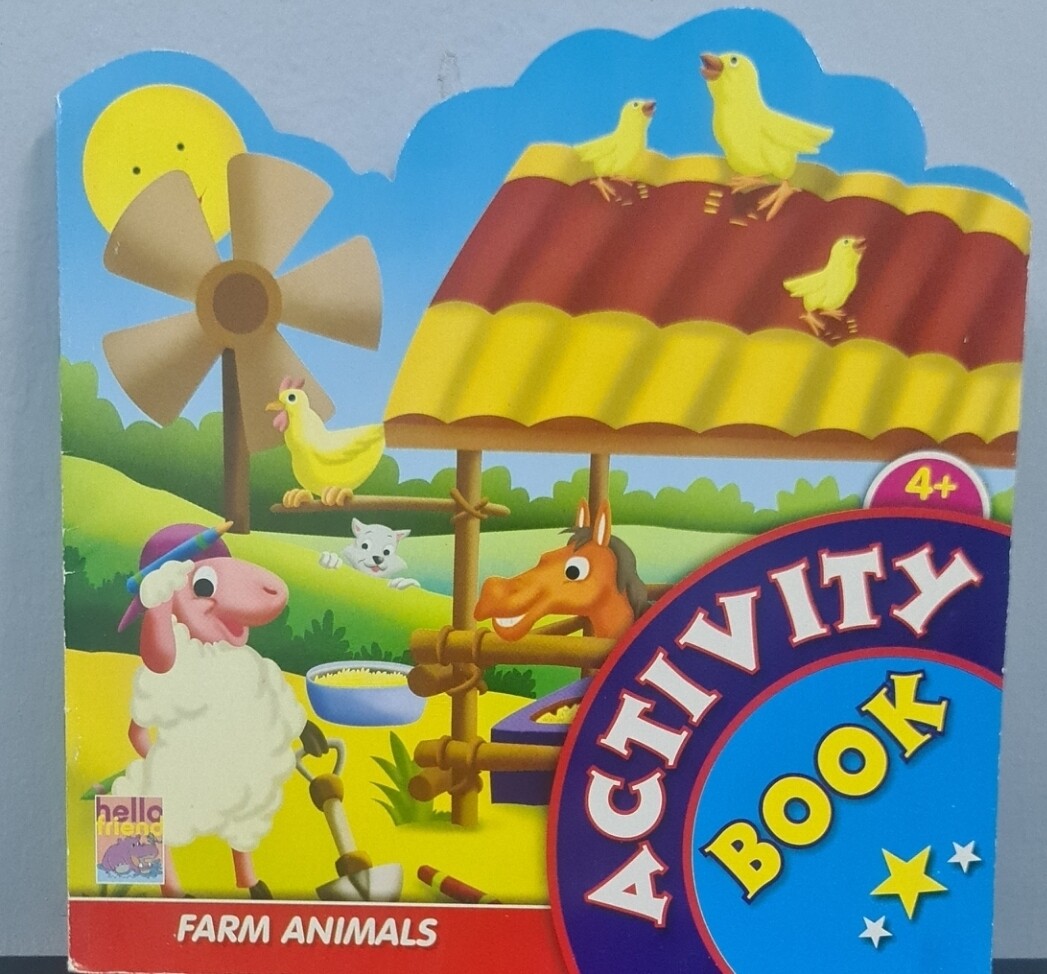 Children activity book farm animals DCA-02