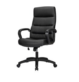 DELI E4516 Executive High-back Leather Chair - With Extra Padding