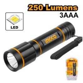 Ingco HFL013AAA58 Flashlight 250 lumens