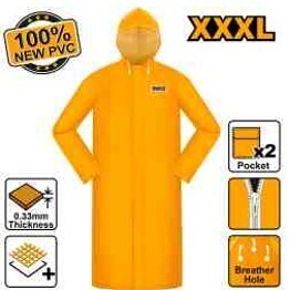 Ingco HRCTL031.XXXL industrial raincoat