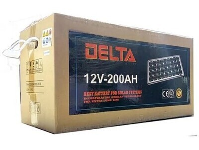 Delta solar deep discharge battery 12V100AH 12V-100AH-DELTA