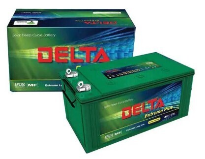 DELTA solar deep discharge tubular battery 12V – 150AH TBL1600