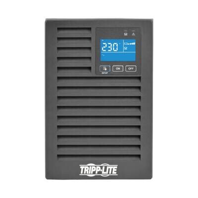 TRIPP LITE SmartOnline 230V 1kVA 900W On-Line Double-Conversion UPS, Tower, Extended Run, Network Card Options, LCD, USB, DB9 SUINT1000XL