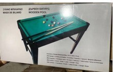 Table Top 48 Inch Mini Billards Pool Table, With Full Accessories, In Colored Box 180049B