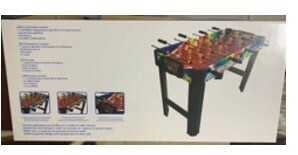 Soccer table. 38 Inch Game Set, Foosball Table Complete With Accessories, 98X42X63 (LWH Cm) W18022B