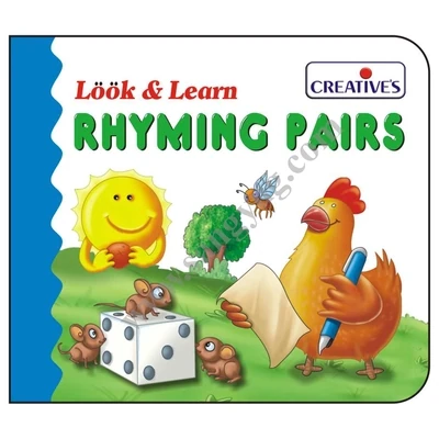 Creative look &amp; learn board book - Rhyming pairs 556