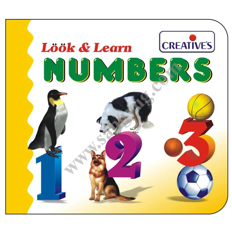 Creative look &amp; learn board book - Numbers