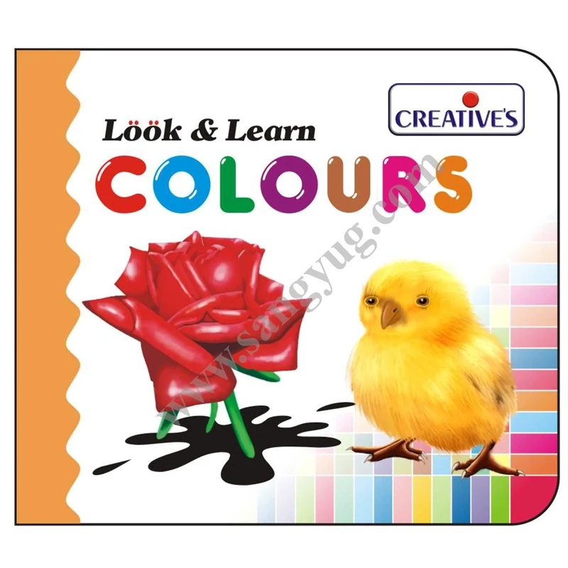 Creative look &amp; learn board book - Colours 515-1