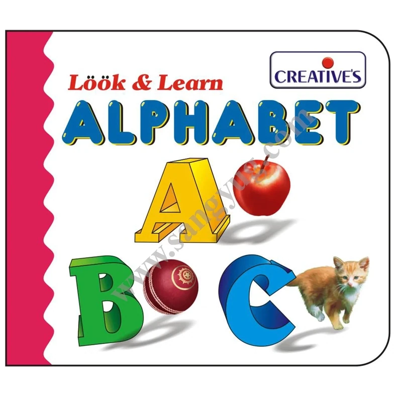 Creative look &amp; learn board book - ALPHABET 513