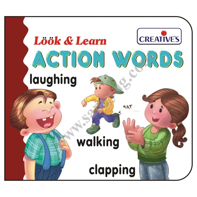 Creative look &amp; learn board book - action words 574