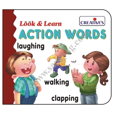 Creative look &amp; learn board book - action words 574