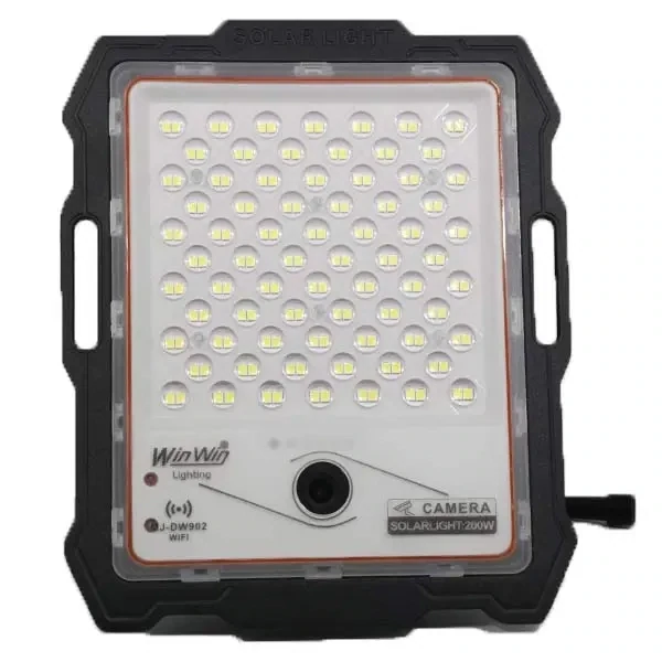 Win Win LED Floodlights 200W with CCTV Camera, WiFi Type and 16GB SD Card (Product code: WW-200W-SOLAR-CCTV)