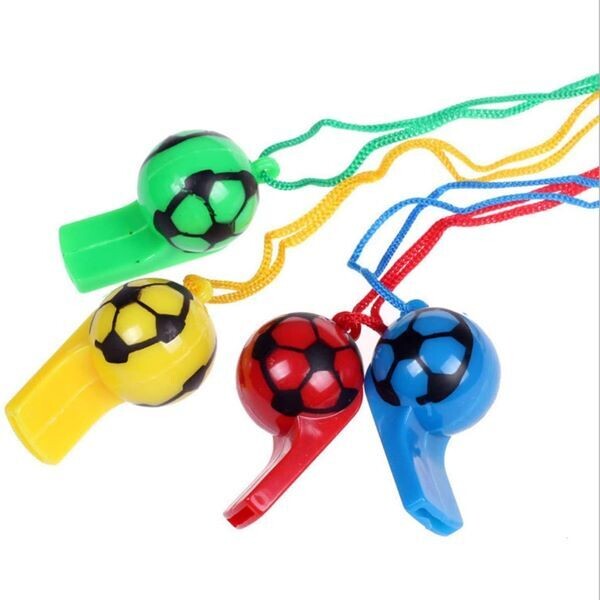 WHISTLE WITH STRING, FOOTBALL DESIGN HD-WDH