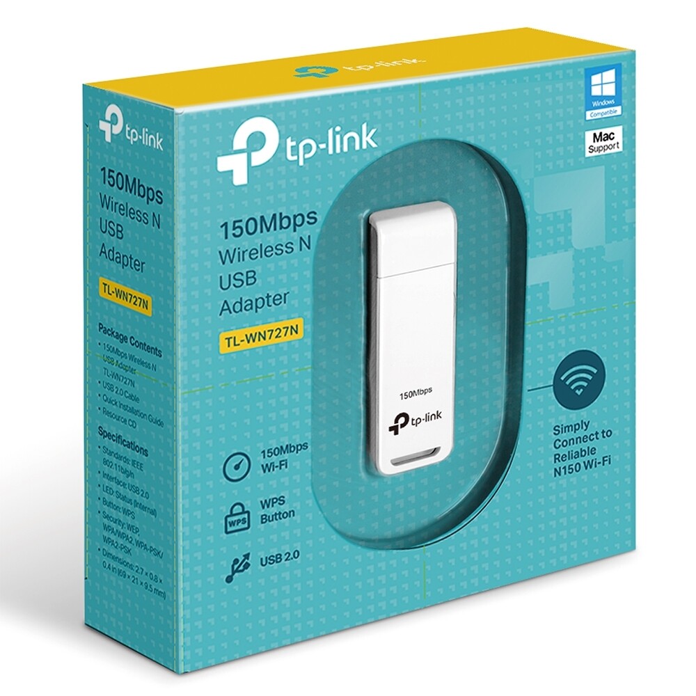 TP-Link TL-WN727N 150Mbps Wireless N USB Adapter