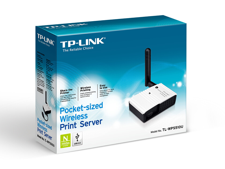 TP-Link TL-WPS510U 150Mbps Pocket-Sized Wireless Print Server