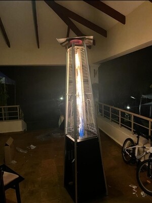 Patio Heater Sunpower ​Pyramid glass tube patio heater JN -P-XX-INBK