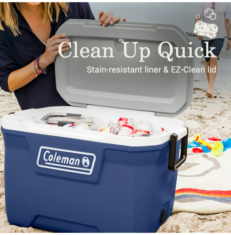 52-Quart Cooler box (49 Litres) Coleman 316 Series™ Hard Cooler for Outdoor Fun