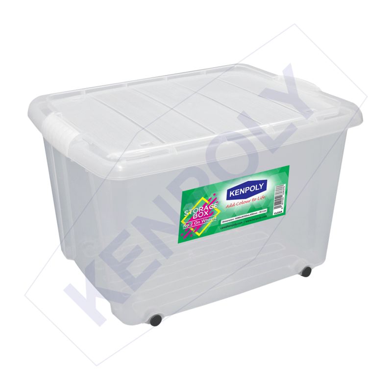 Kenpoly Storage Container with lid 35L