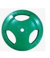 Rubber Plate Weight 5Kg, Neon Green Color GH-107-5KG