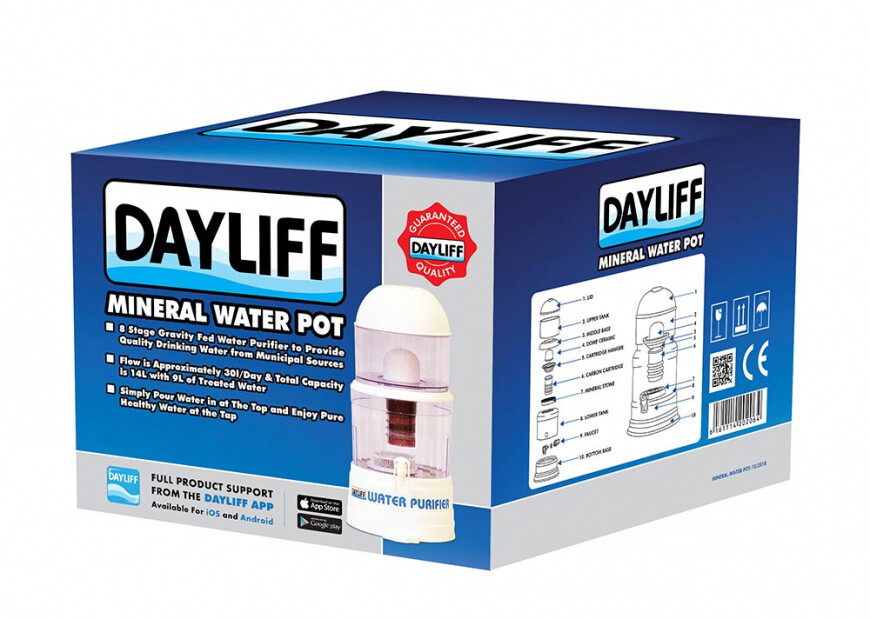 Davis & Shirtliff Dayliff Mineral Water Pot : No electricity needed