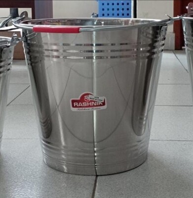 Rashnik stainless steel bucket 10Litres